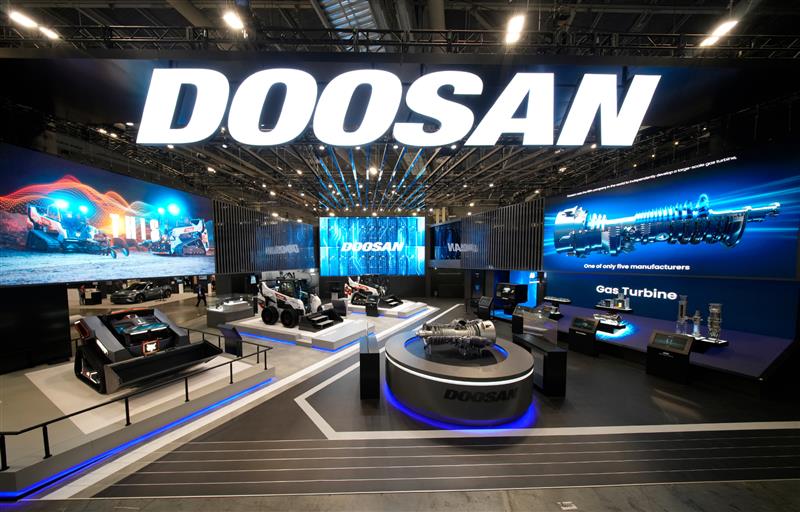 Ces Options 두산 CES 2026 부스 금상 수상